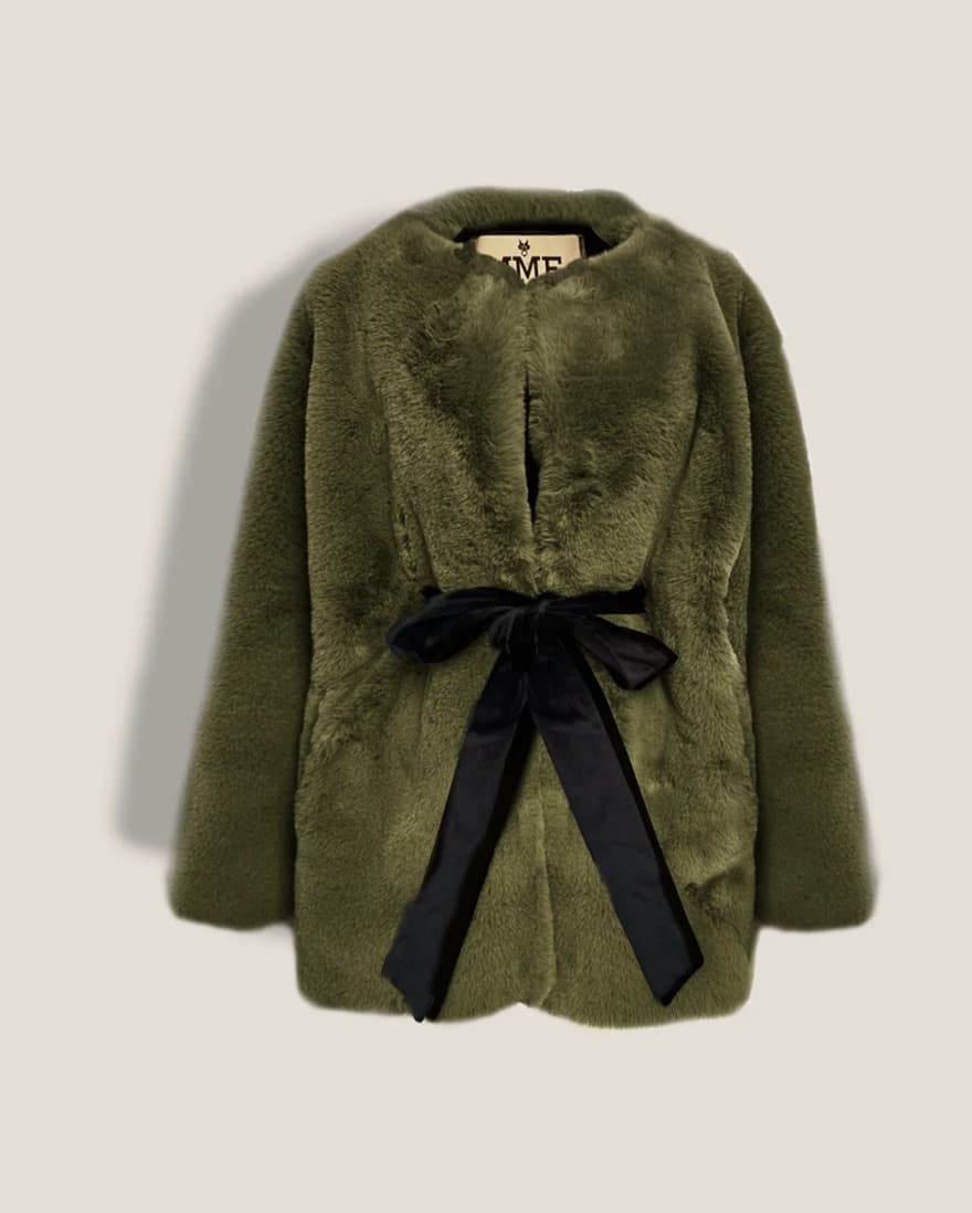 MME. MINK DARCY JACKET - WINTER MOSS - Image 1