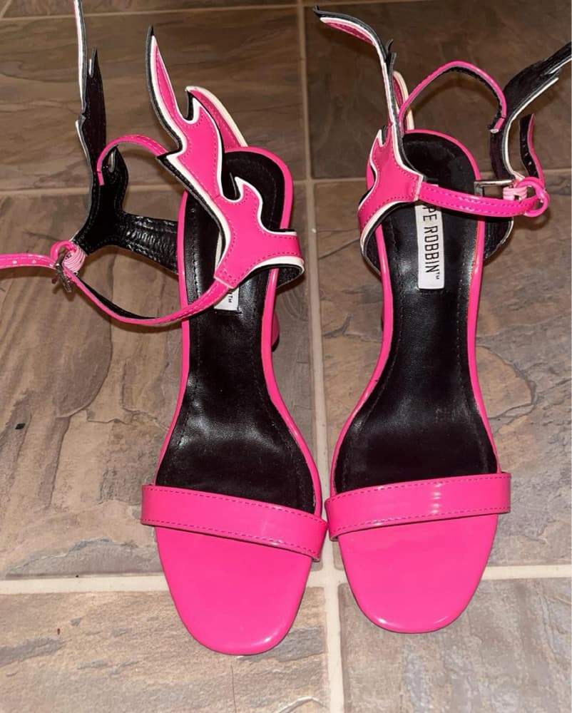 Pink Wedge Heels - Image 2