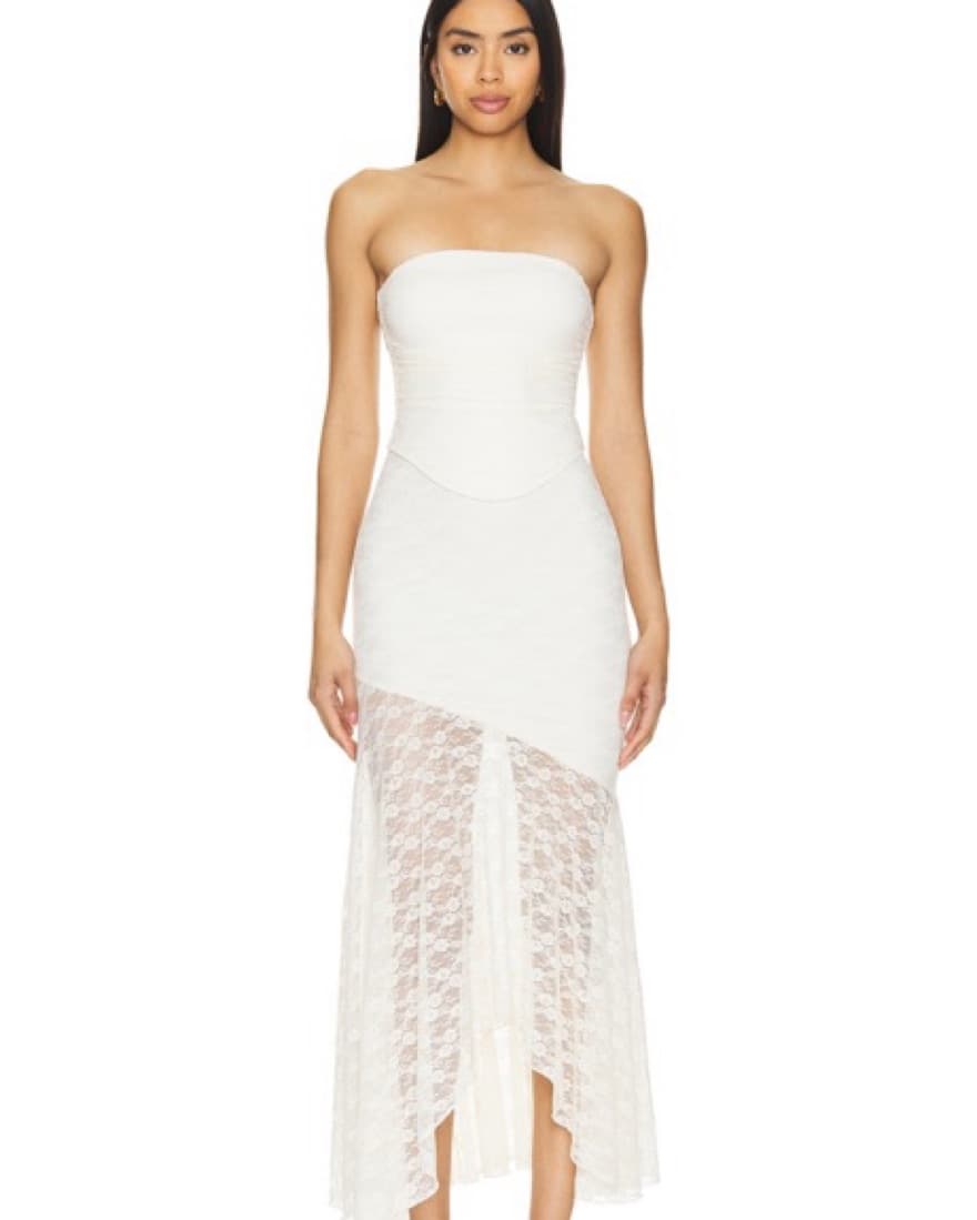 Nylah Maxi Set in Cream - Image 1