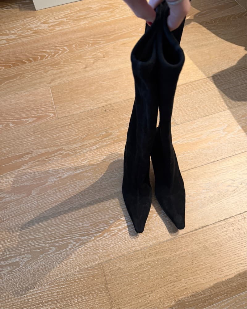 Sleek Black Suede Boots - Jimmy choo - Image 2