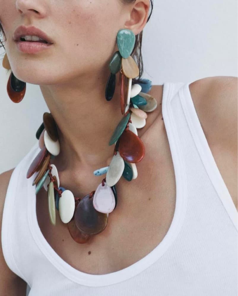 Zara Multicolored Necklace - Image 3