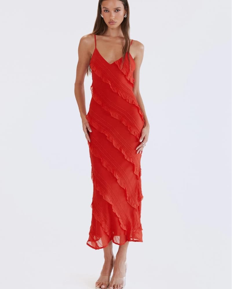 Princess Polly Red Maxi Dress - Image 1