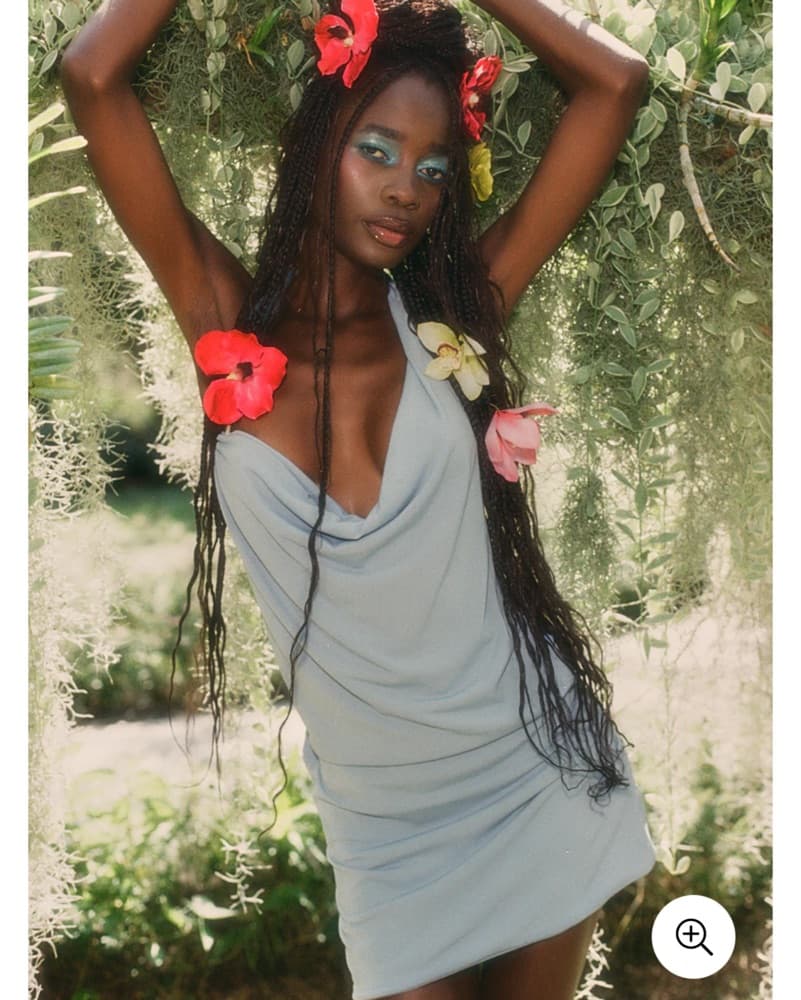 Into Gaia Little Blue Dress - Image 2
