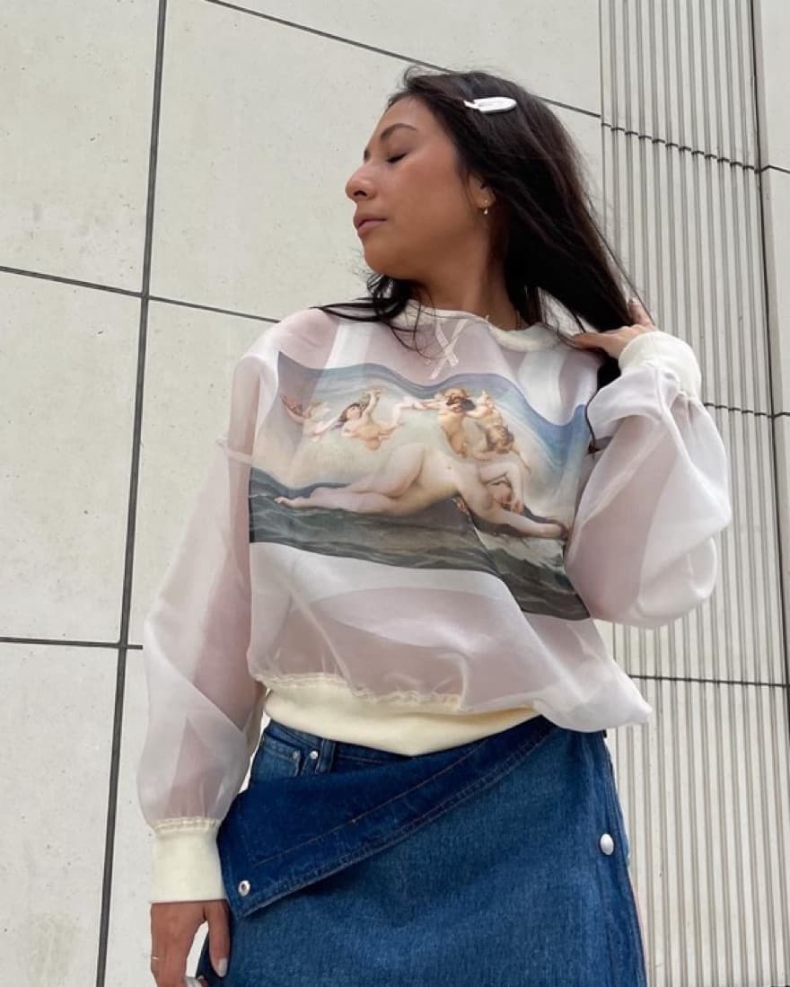 Selkie see-through sweater  - Image 2