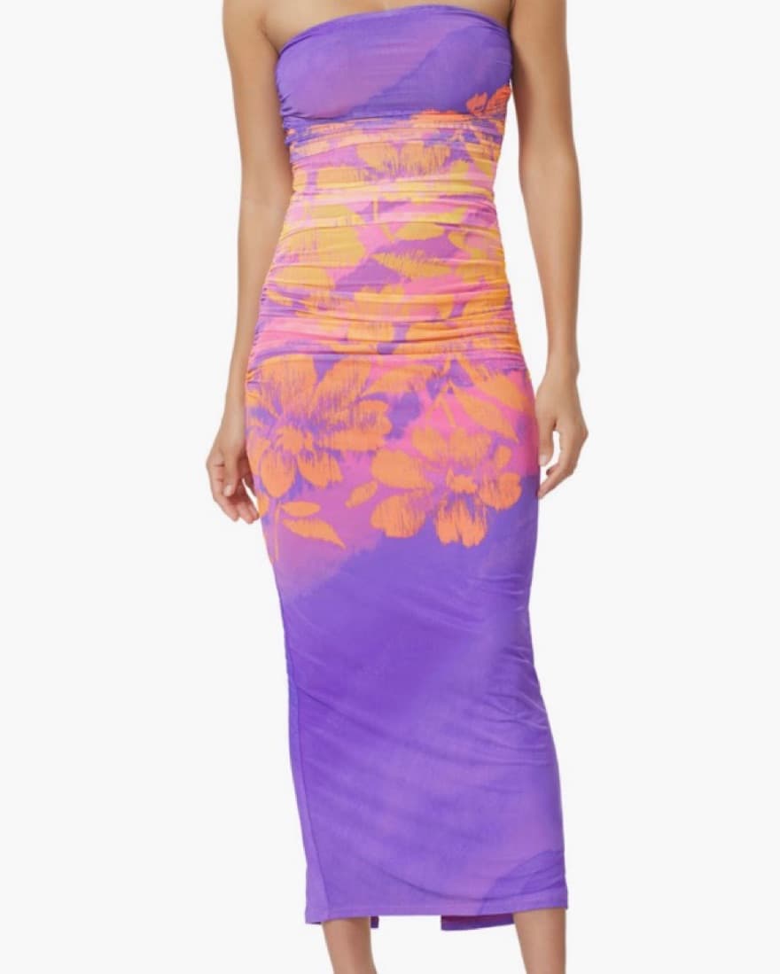 AFRM Marlo Placed floral Dress  - Image 3