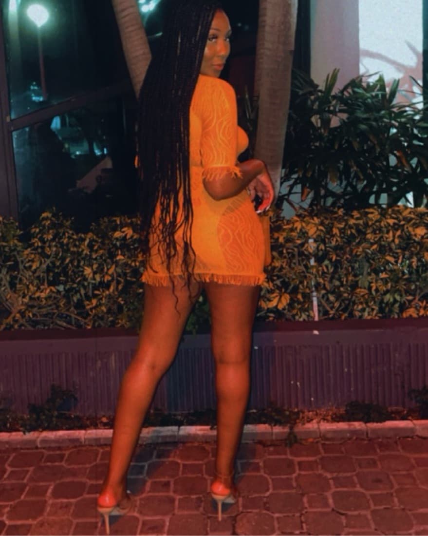 Poster Girl Tangerine Miranda Dress - Image 1