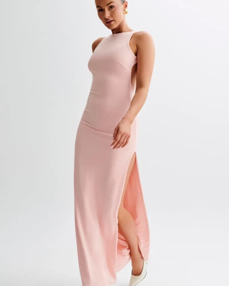 Louise Slinky Backless Maxi Dress  - Image 5