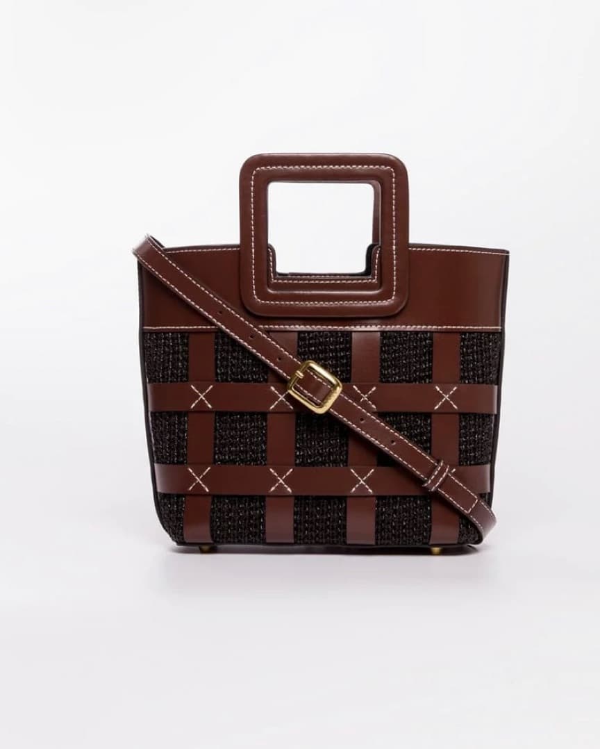 Staud Raffia Mini Shirley Bag - Image 3