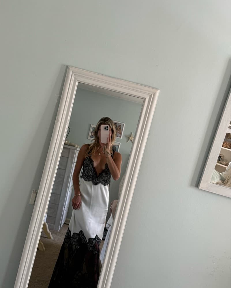 Zara Lace Maxi Dress - Image 5