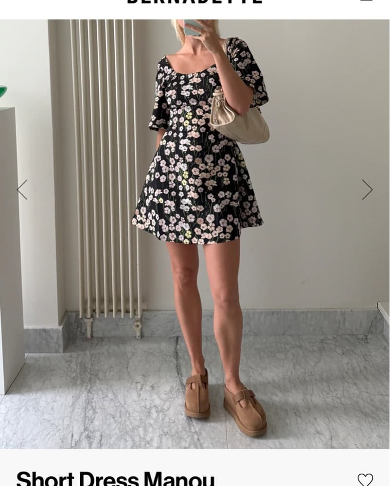 Bernadette Manou Floral Cocktail Dress  - Image 2