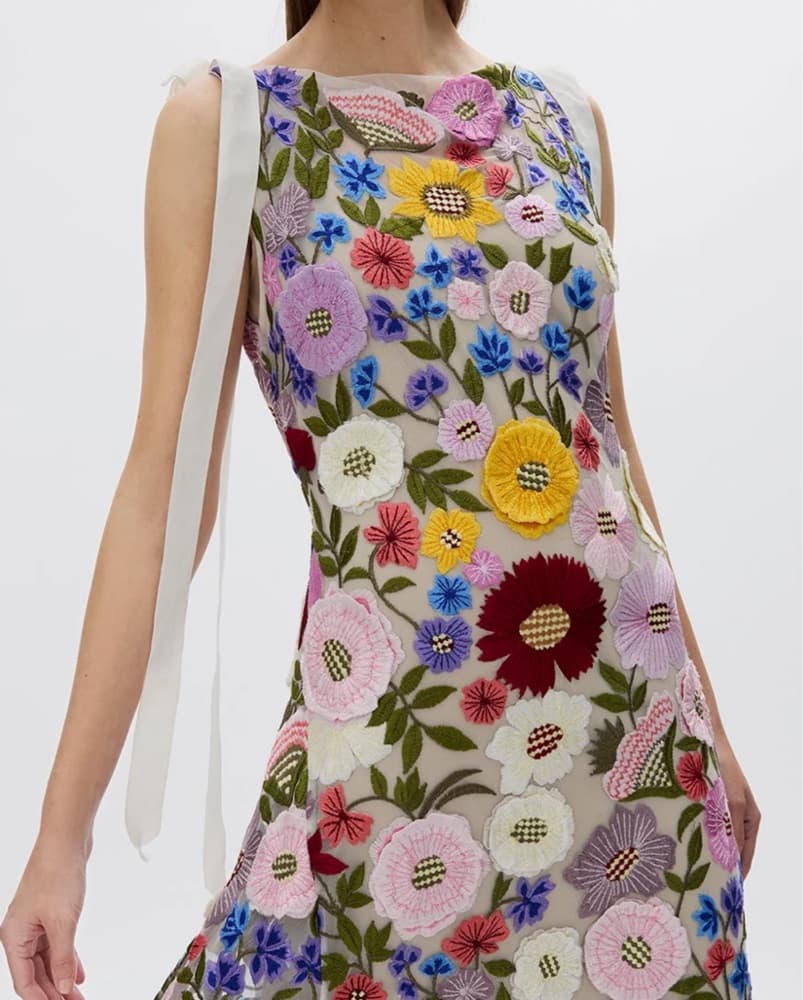 Rachel Gilbert Floral Dress - Image 3