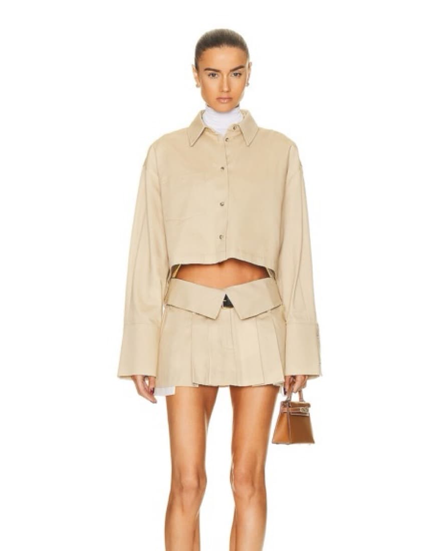 Helsa Pleated Mini Skort  - Image 2