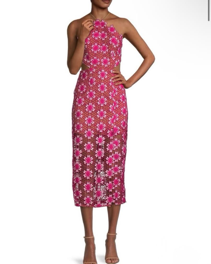 ELLIATT Dymas Cut-Out Lace Midi Dress - Image 2