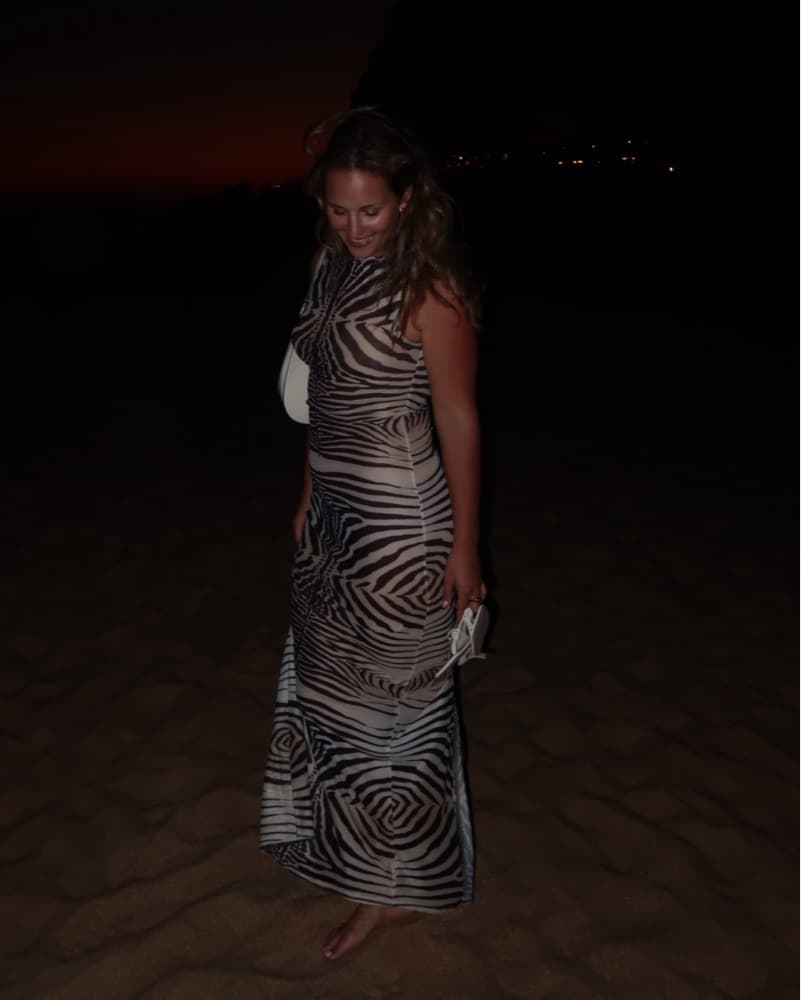 Zebra Superdown Dress - Image 1