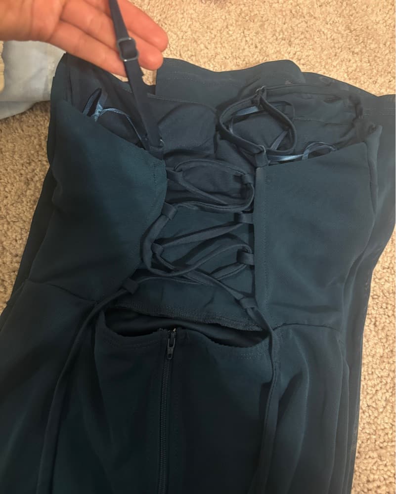 Dark Blue Formal Dress  - Image 3