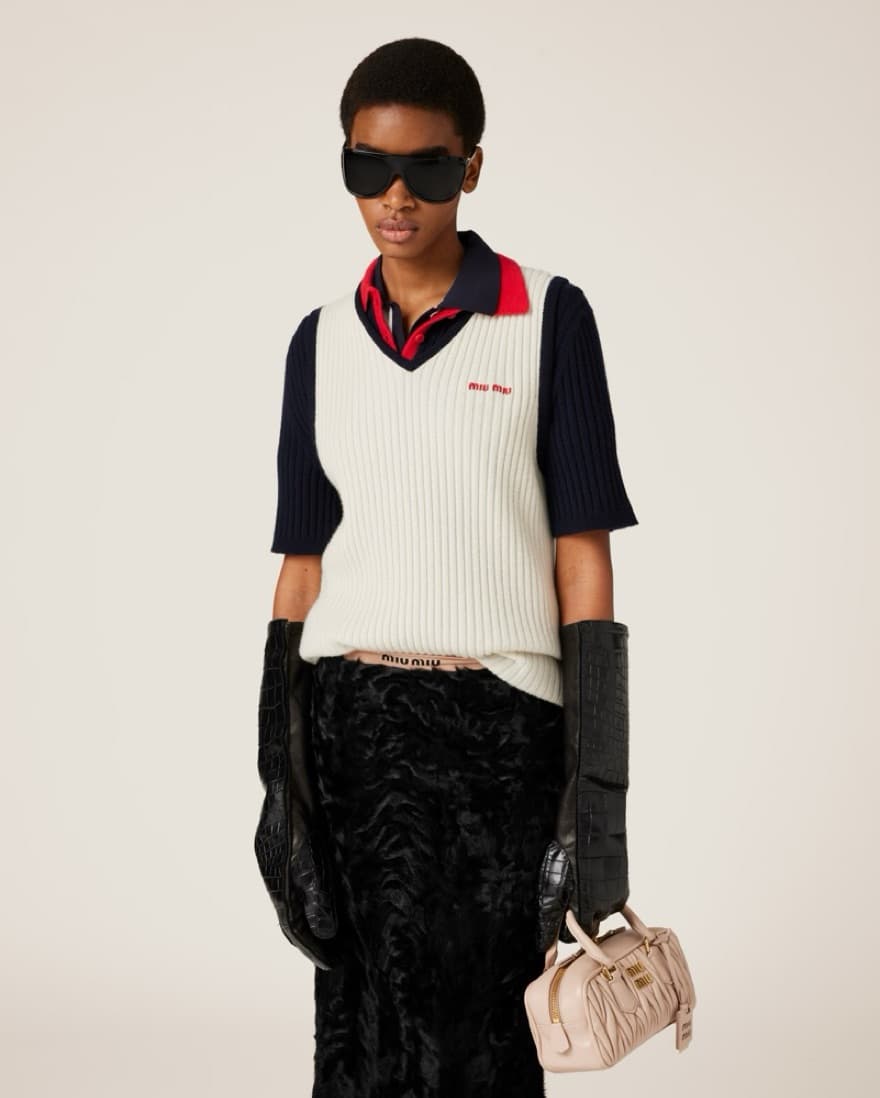 Miu Miu Cashmere Vest - Image 2