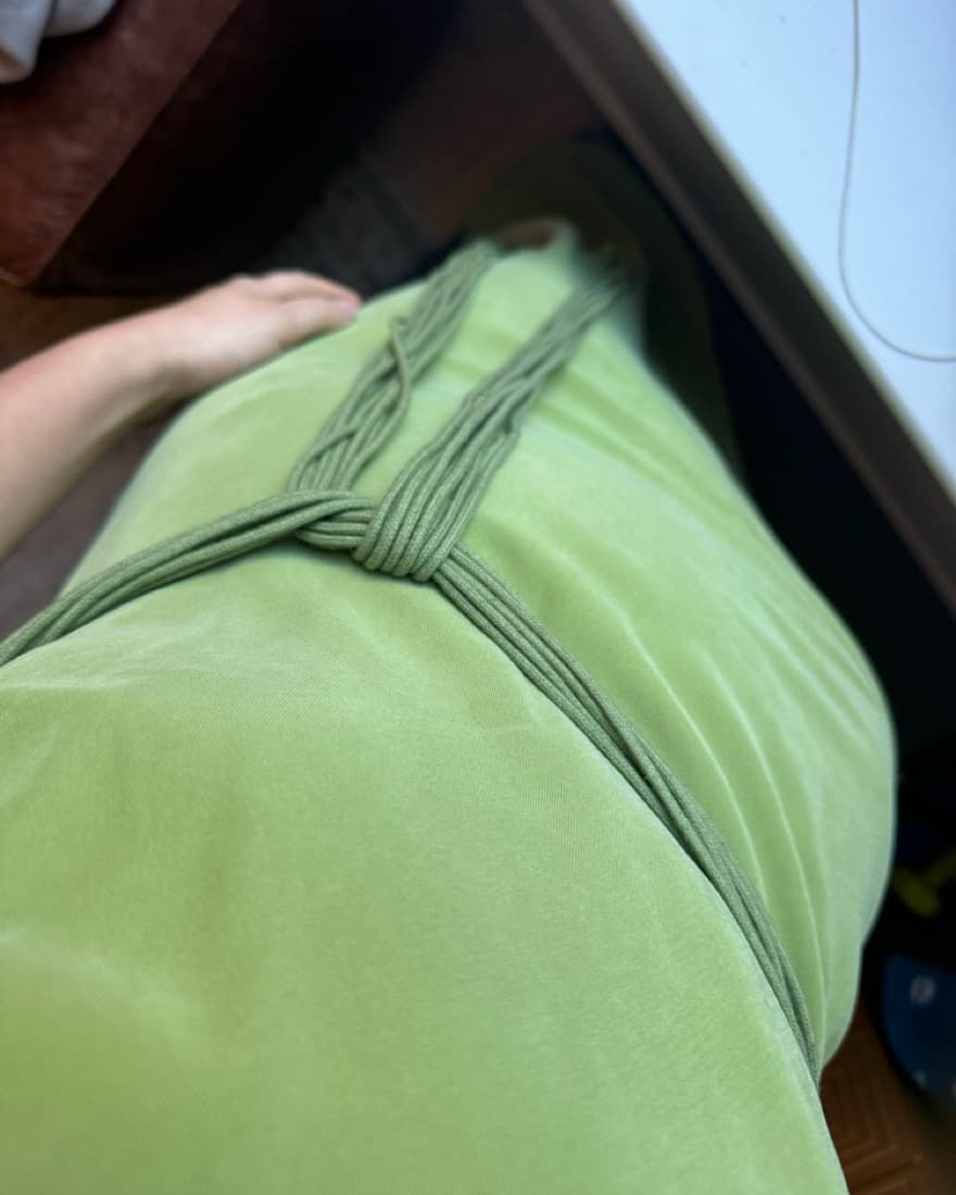 Green Sabina Cowl neck Dress - Image 6