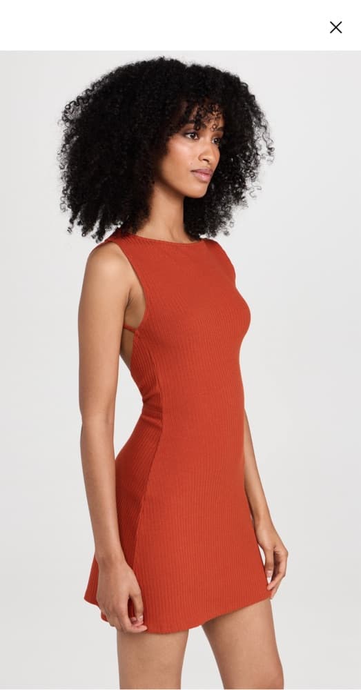 Reformation Adia Knit Mini Dress - Image 3