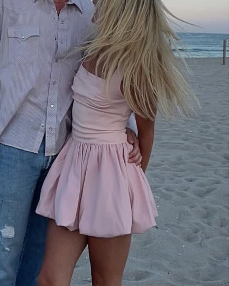 Leau Pink Bubble Dress - Image 4