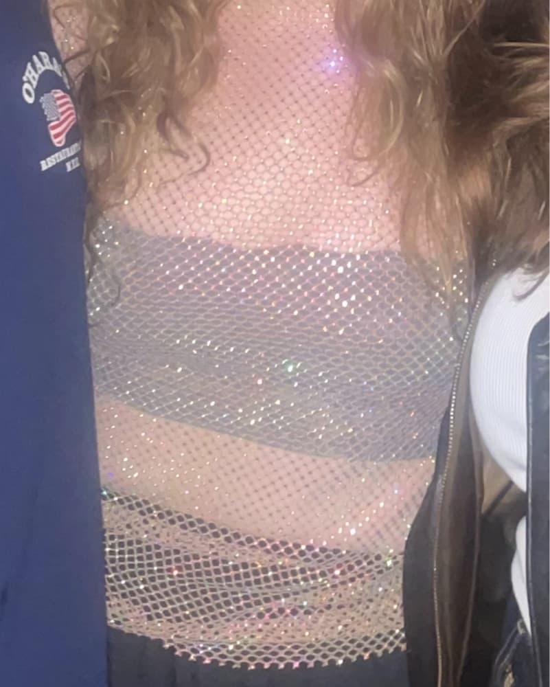 Freepeople Sparkle Mesh Longsleeve - Image 4