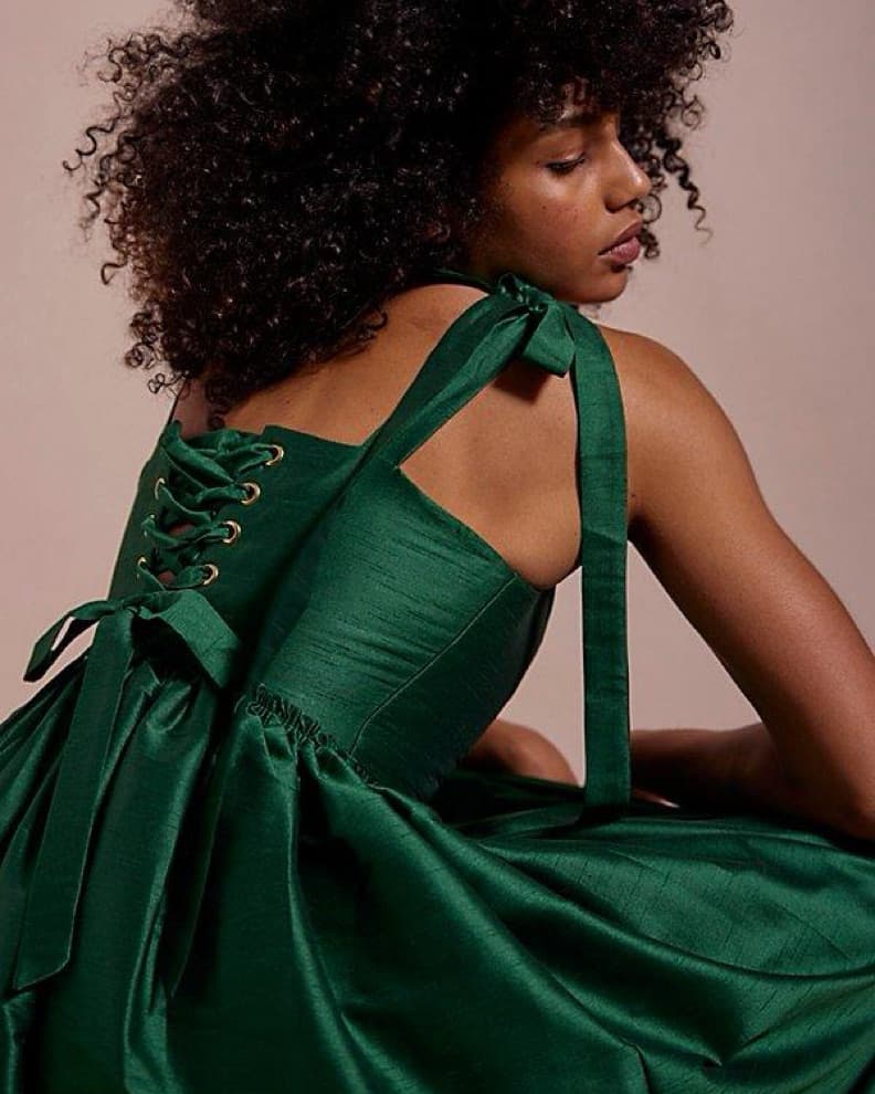 Louise New York Marie Dress Emerald - Image 2