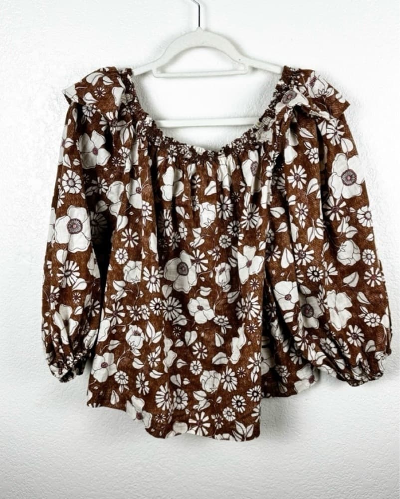 Free People Miss Daisy Printed Top - Image 6