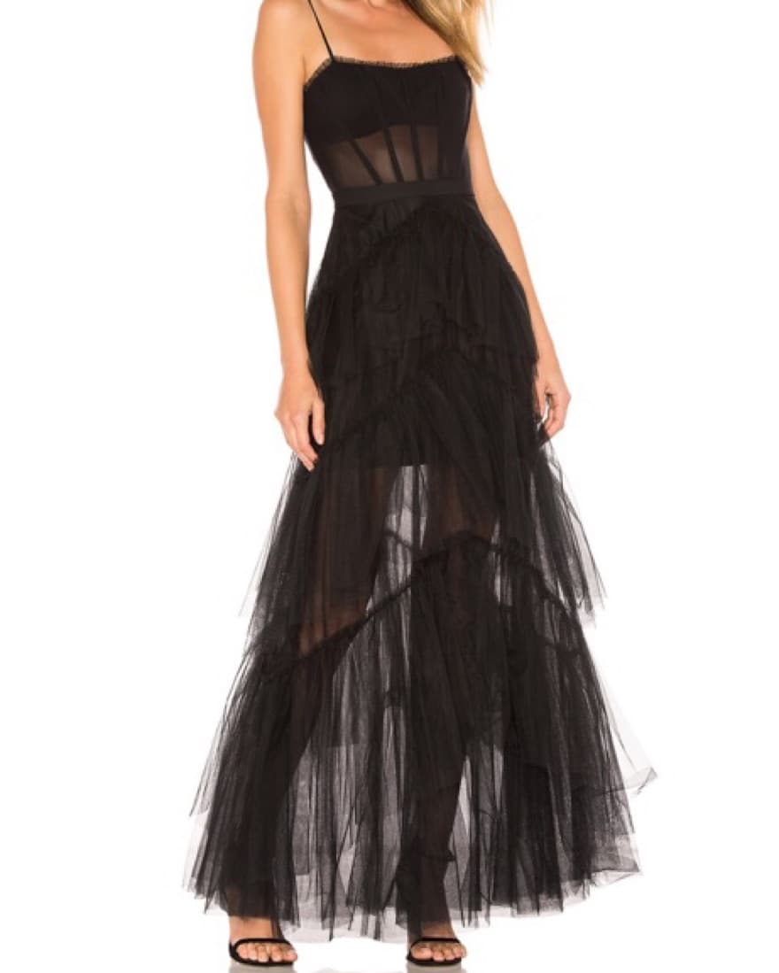 BCBG CORSET TULLE GOWN  - Image 1