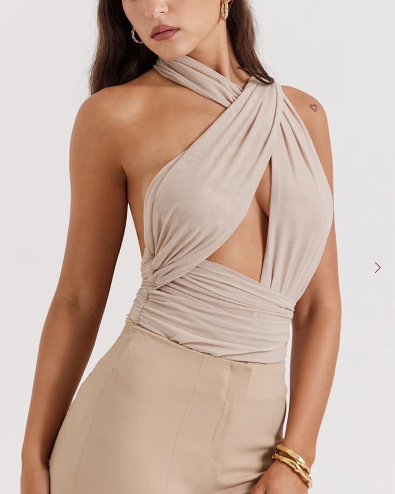 HOCB - Asymmetrical Bodysuit  - Image 5