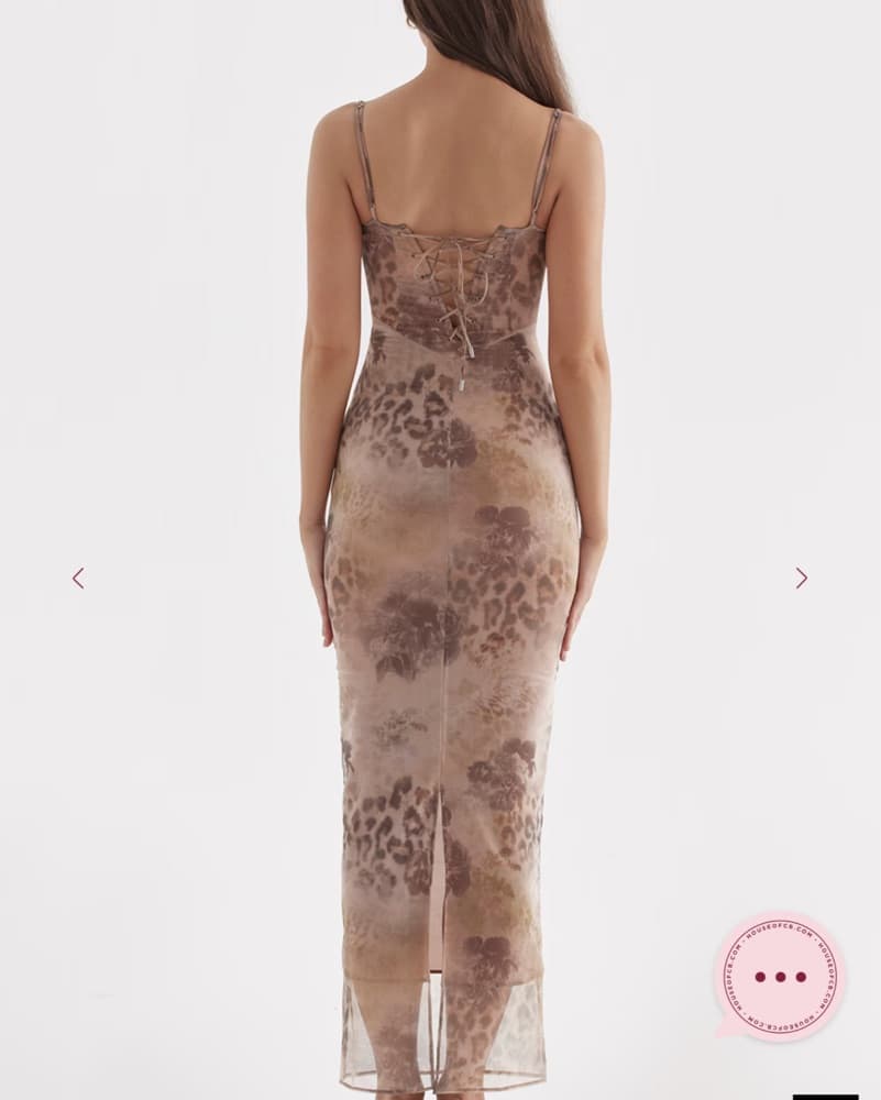 House Of CB AIZA Floral Print Maxi Dress - Image 4
