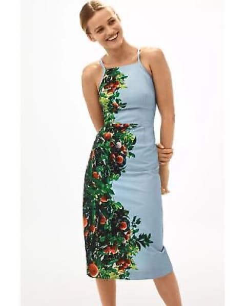 Anthropologie Floral Midi Dress - Image 1