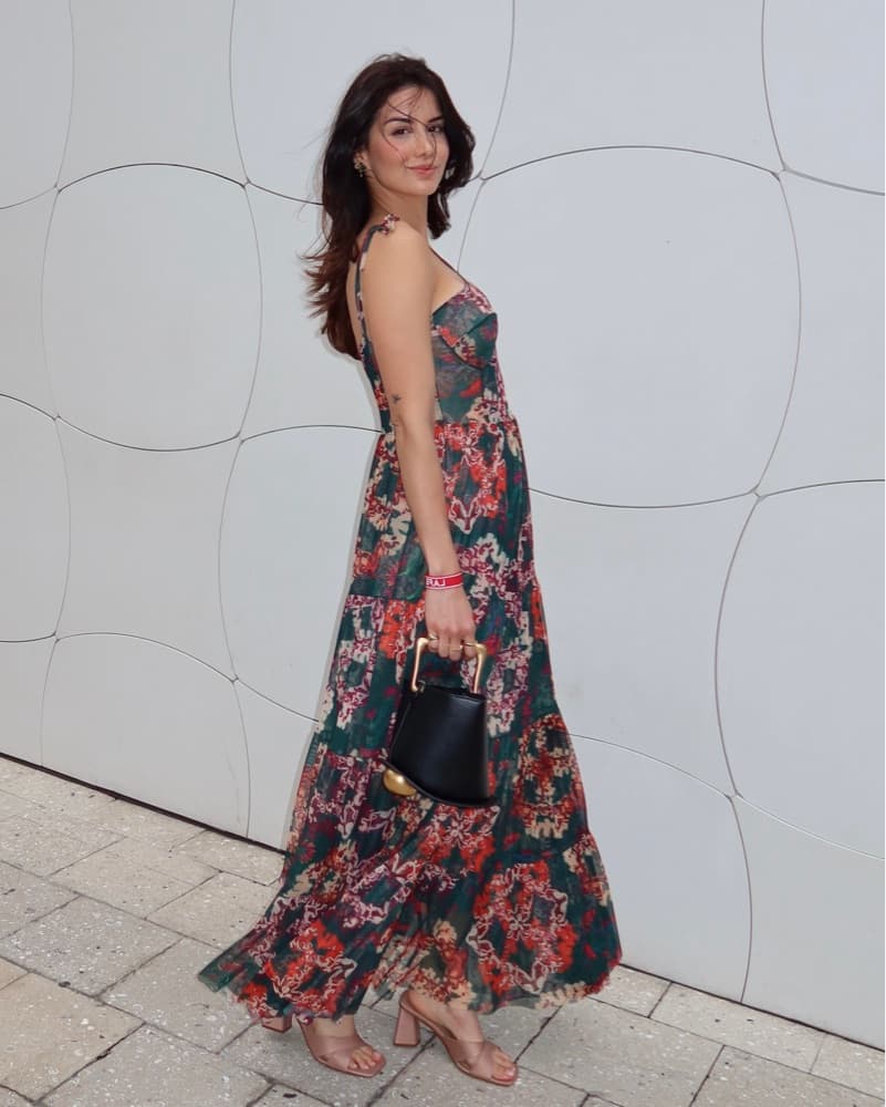 Vibrant Floral Maxi Dress - Image 4