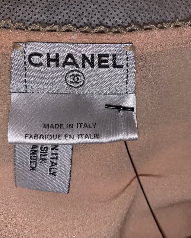 CHANEL size 38 silk camisole - Image 2