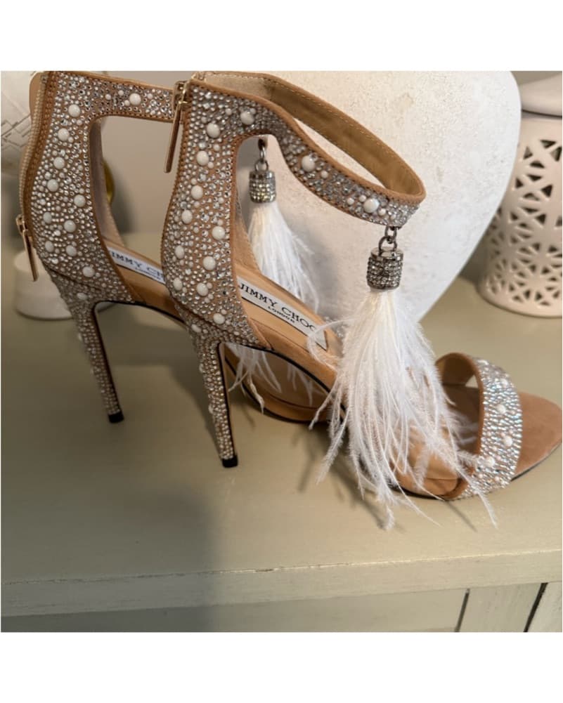 Jimmy Choo Viola 110  Crystal Sandals  - Image 5