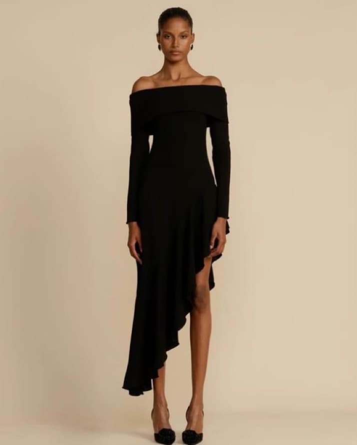 Arcinai Ori Bella Dress in Black - Image 1