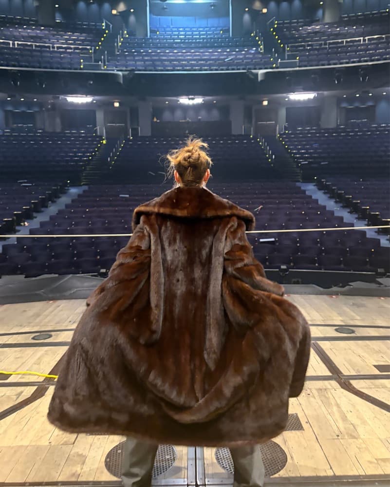 Brown Rabbit Fur Coat  - Image 5