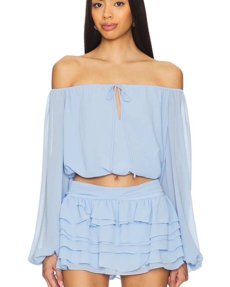 Amanda Uprichard - Dallas Set Baby Blue - Image 1