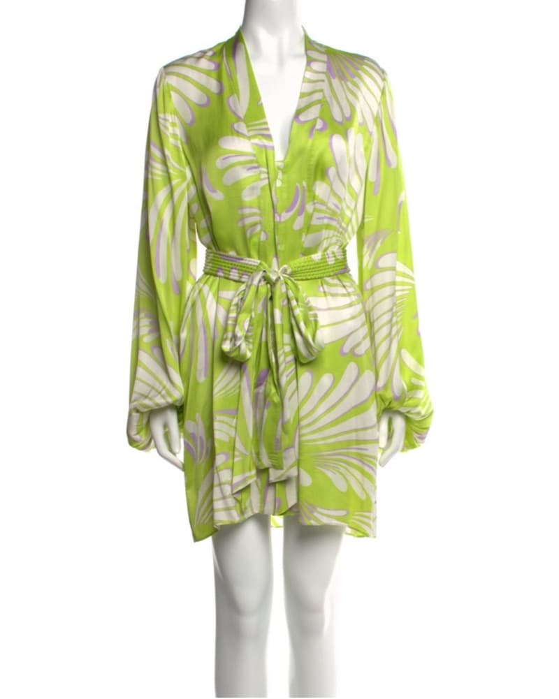 Summery Green Floral Romper - Image 5