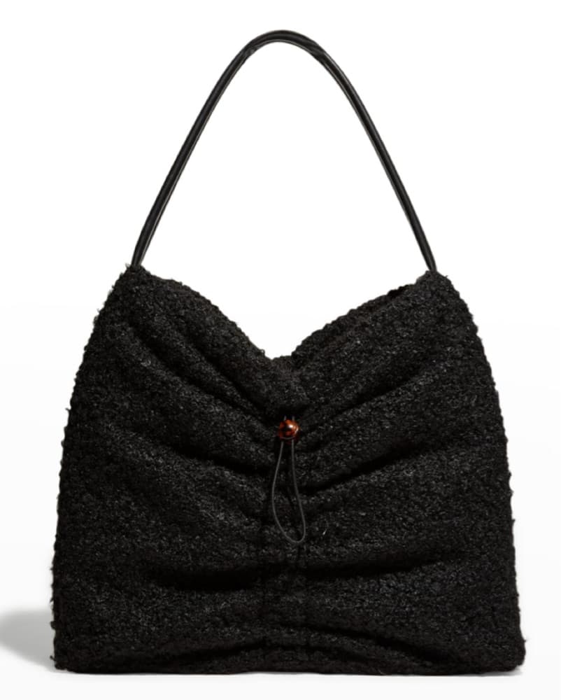 Staud Shearling Shoulder Bag - Image 1