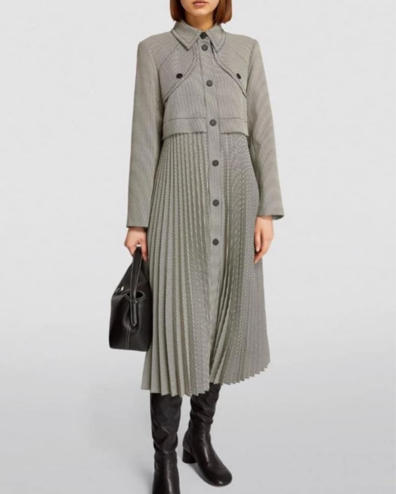 VIRAL Sandro Mathilda Pleated Trench - Image 2