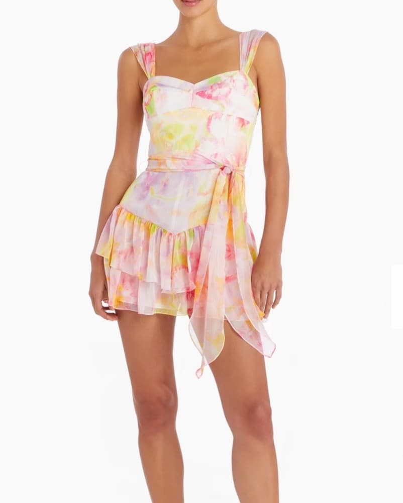 Amanda Uprichard Kendra Skort Romper - Image 1