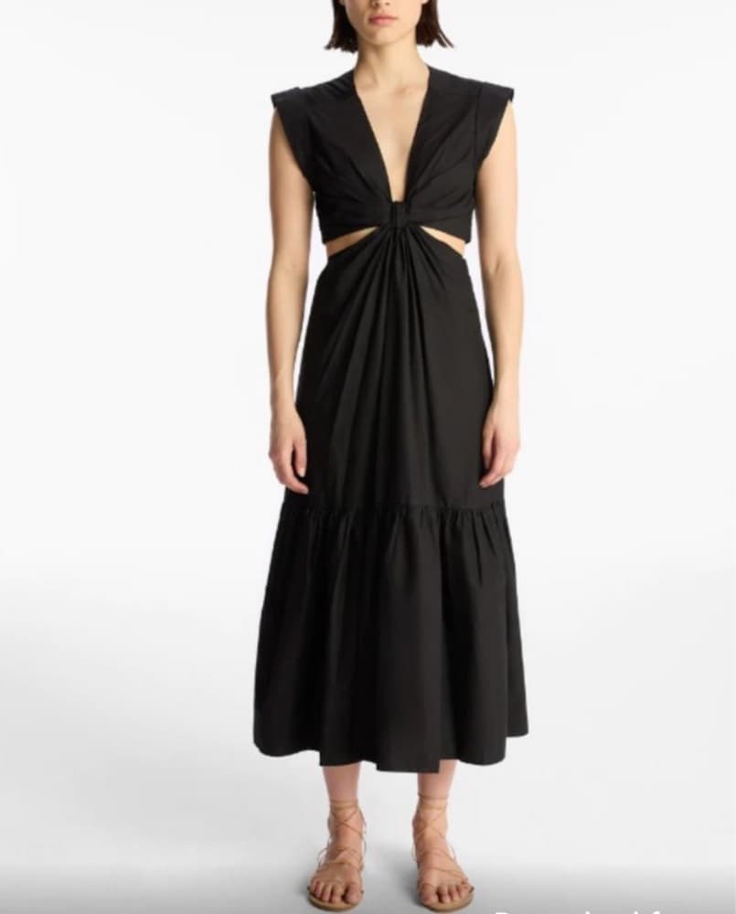 ALC Cut-out Alexandria Black Dress - Image 1