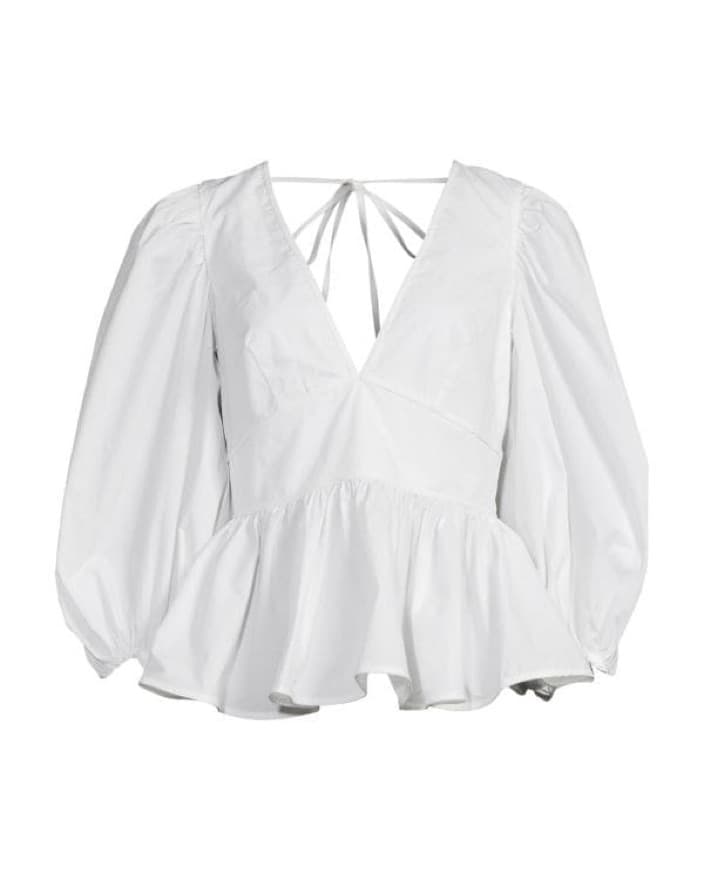 STAUD Luna Peplum Top - Image 3