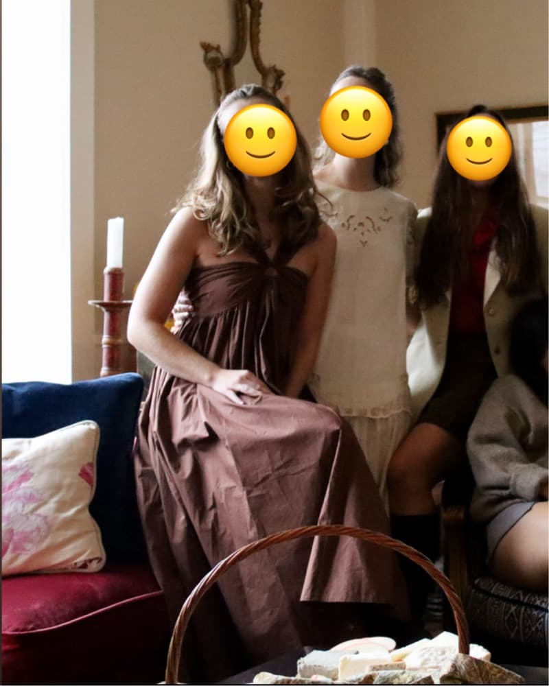 Halter Brown Midi Dress - Image 1