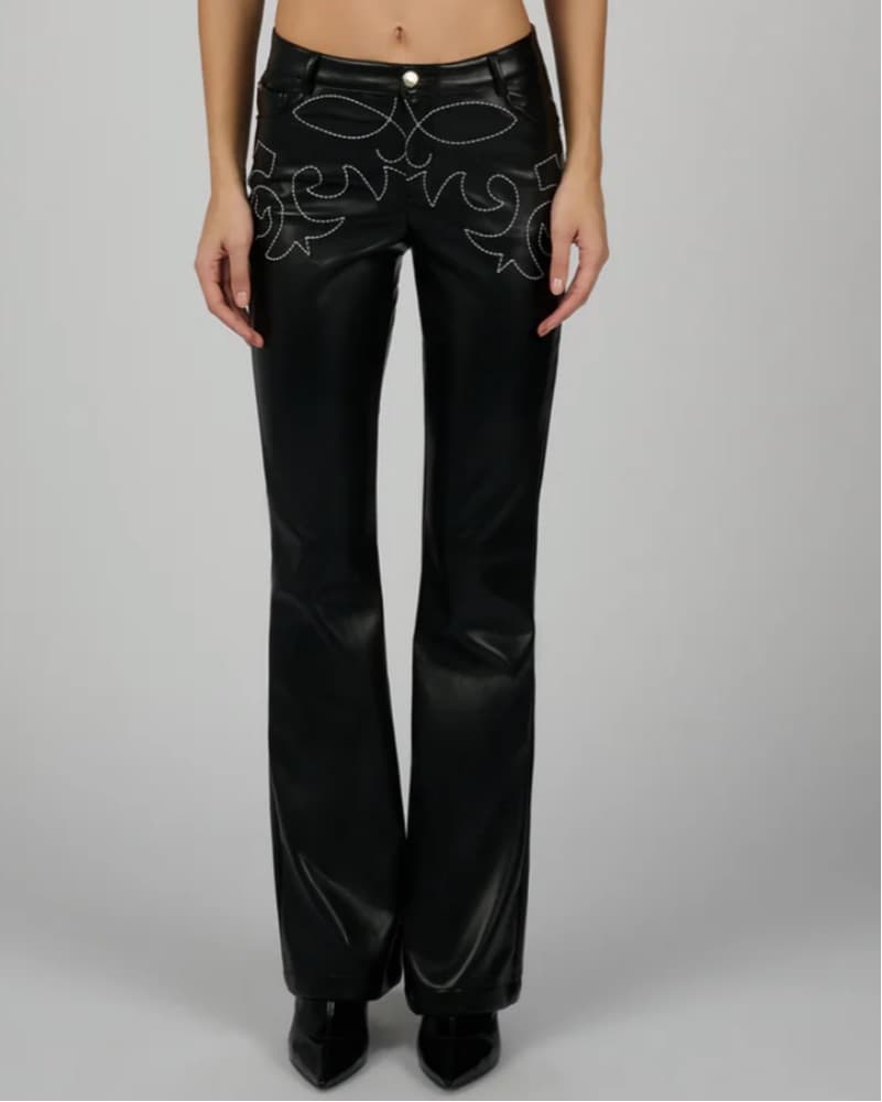 Vegan Leather Pants  - Image 2
