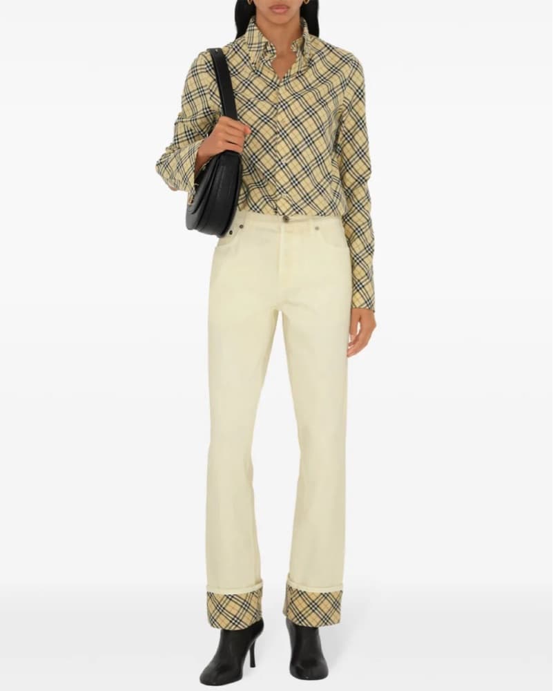 Burberry IP Check Long Sleeve Shirt - Image 6