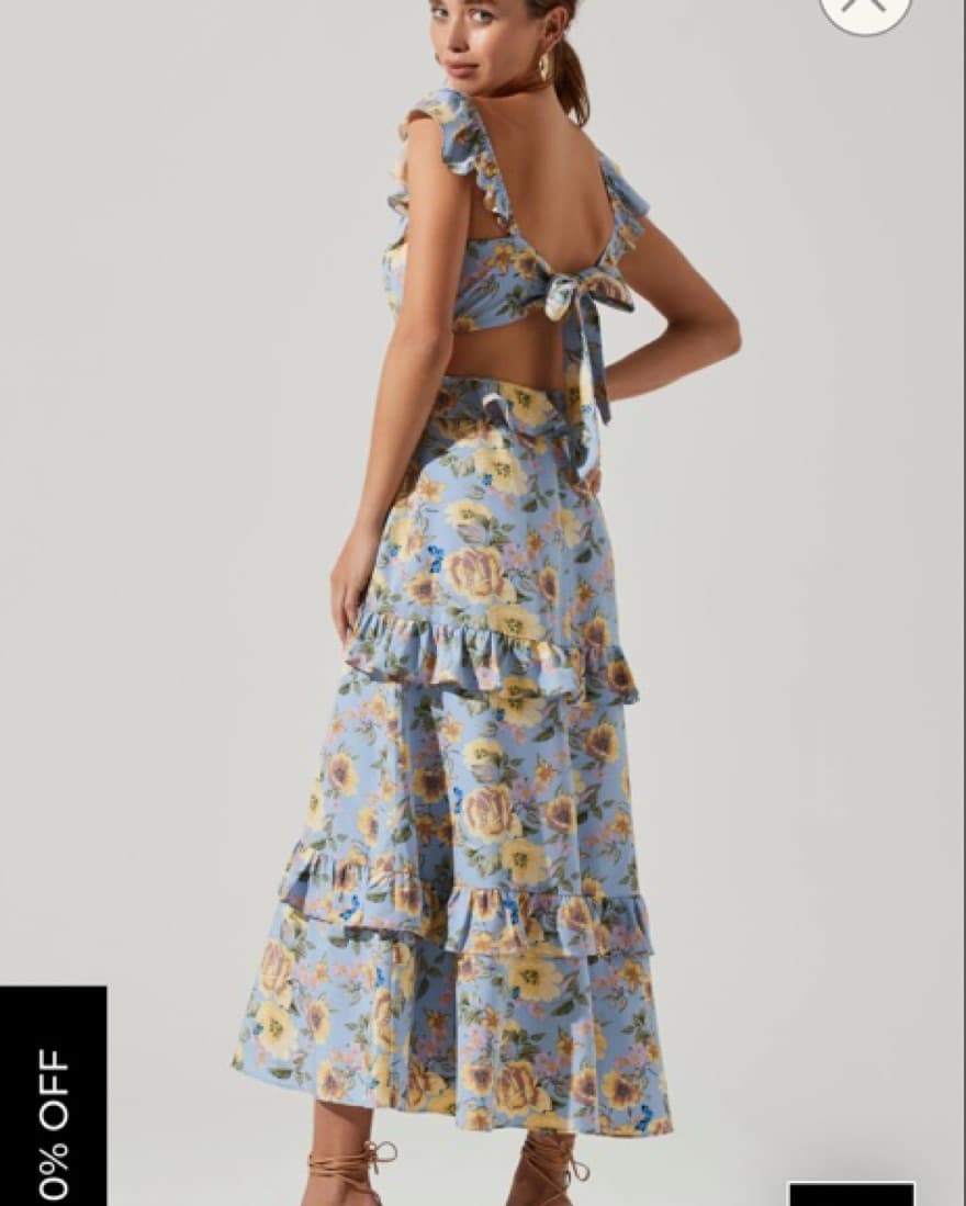 ASTR Floral Maxi Dress - Image 2