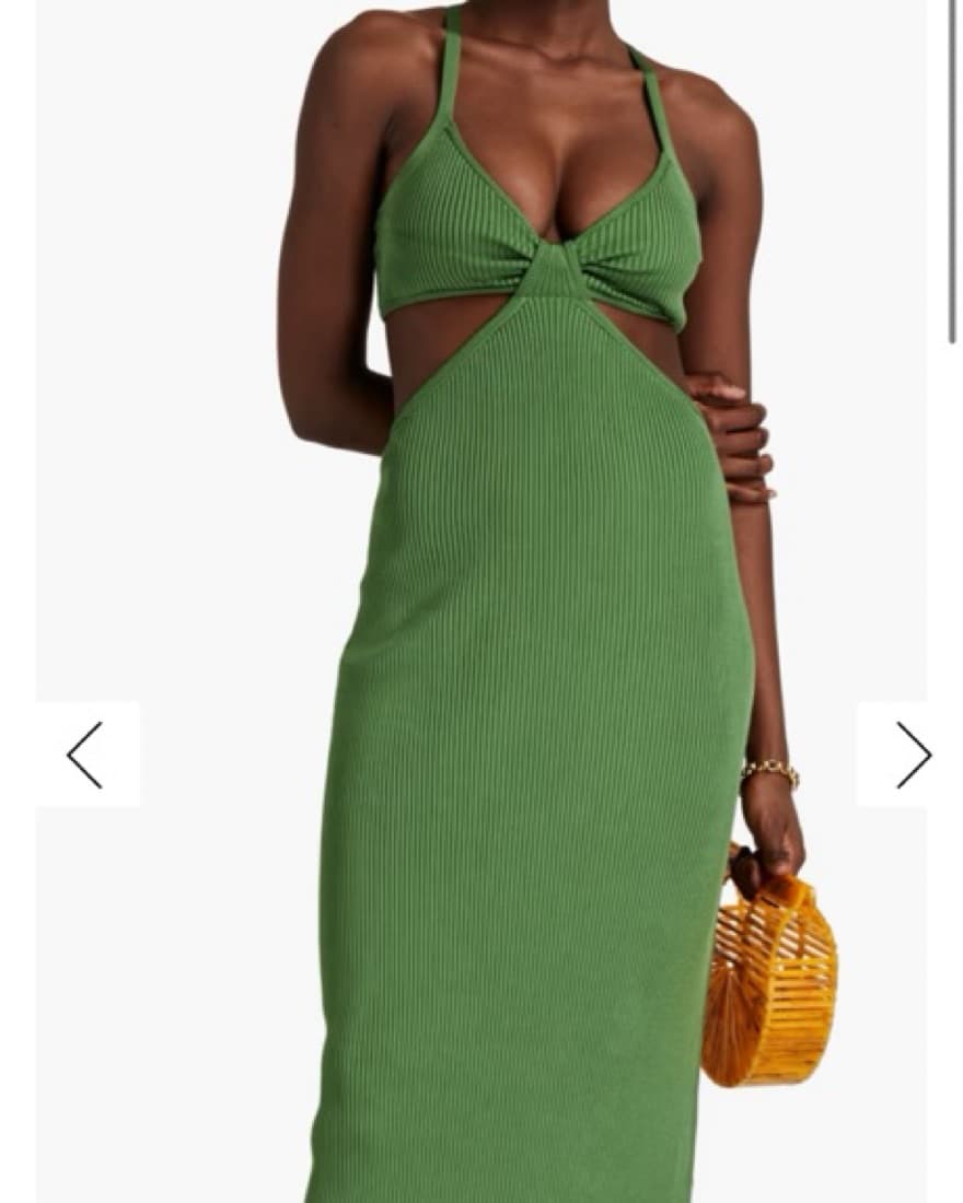 Serita cutout ribbed-knit midi dress - Image 2