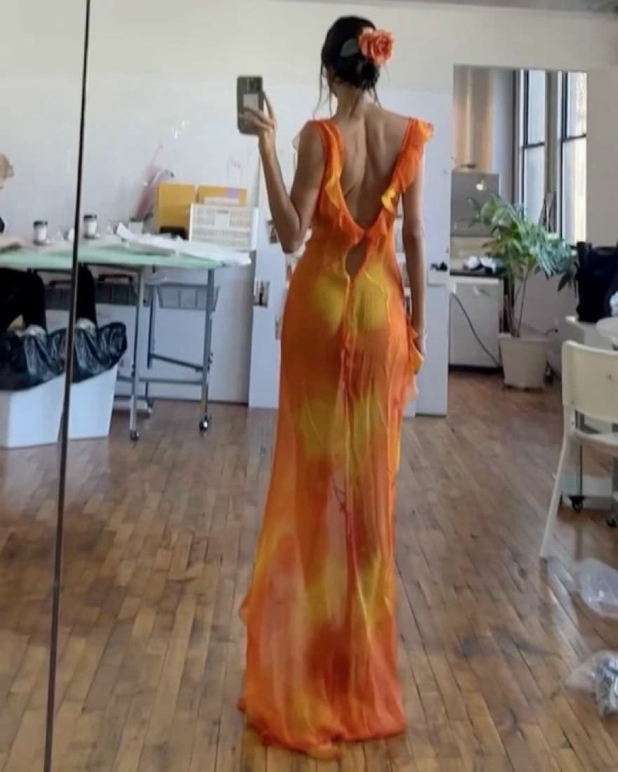 Mirror Palais Sunset Gown in XS - Image 2