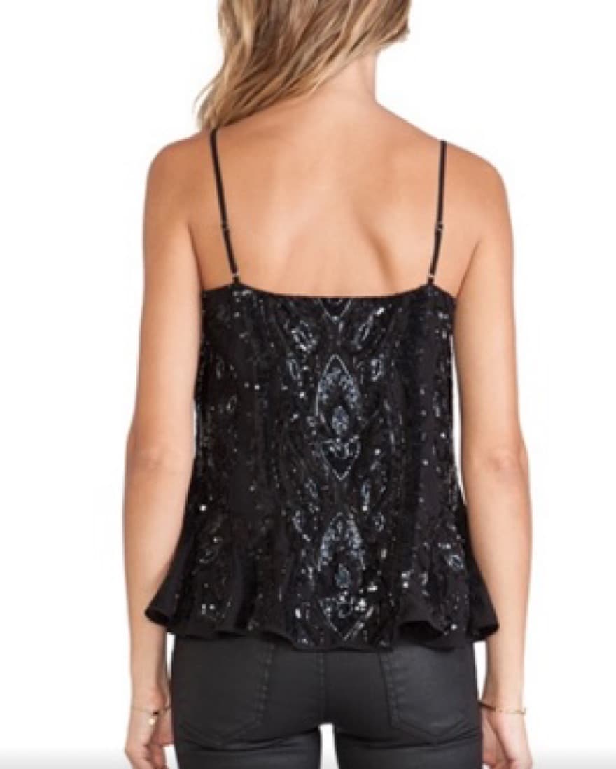 Needle & Thread Sequin Peplum Top - Image 2