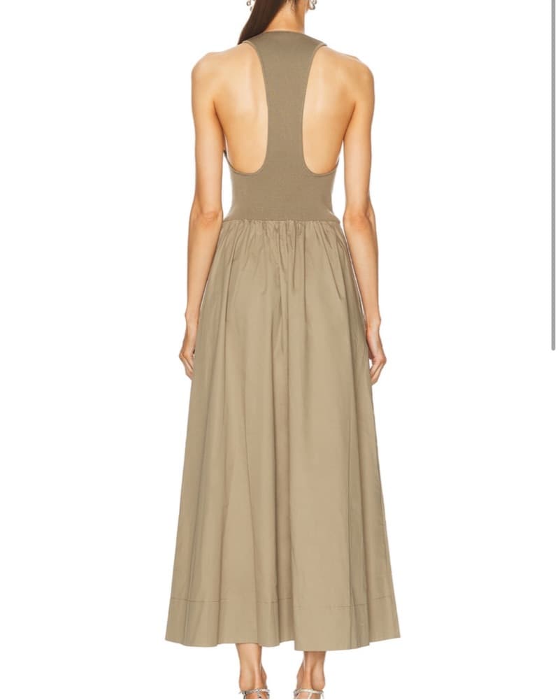 St. Agni Plunge Dress - Image 4